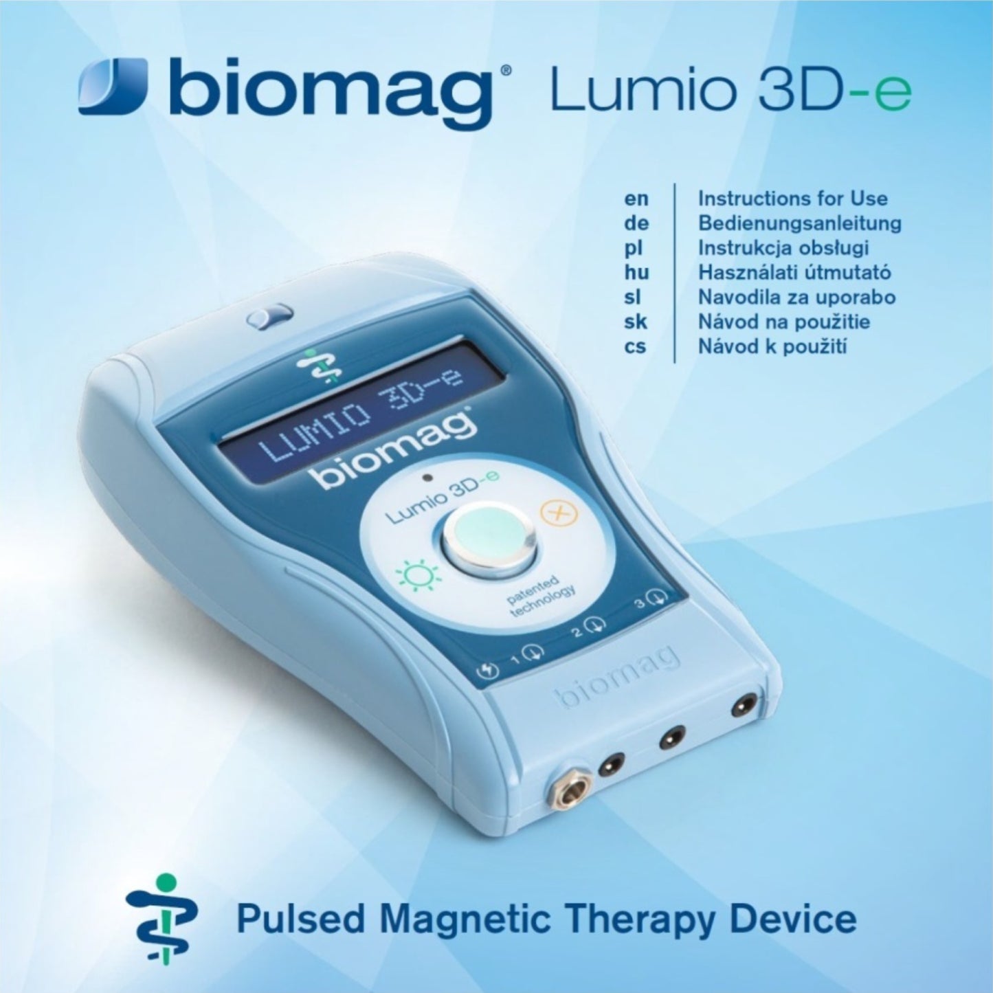 Návod k použití Biomag Lumio 3D-e EN-DE-PL-HU-SL-SK-CS